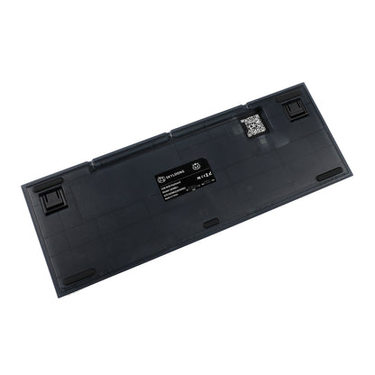 GK980 Plastic Triple-Mode 4 Knobs Gasket RGB Hot Swappable Macro Programmable Bluetooth Wired 2.4G Mechanical Keyboard  Kit