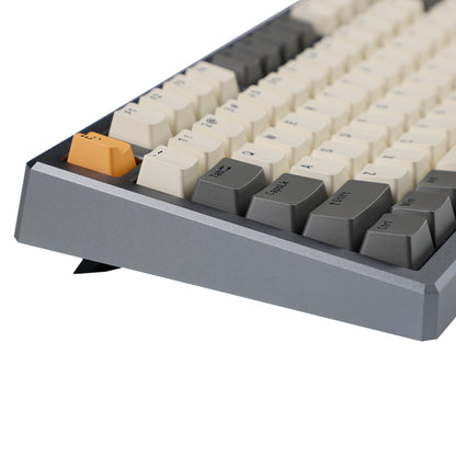 GK980 Aluminum Triple-Mode 4 Knobs Gasket RGB Hot Swappable  Bluetooth 2.4G Mechanical Keyboard Kit（Macro Programmable）